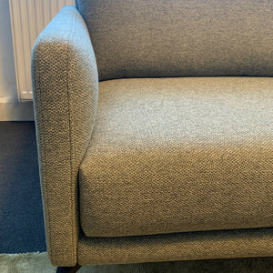 Violetta Sitzkomfort kubisches Sofa Terni, 176 oder 206 cm, Leder oder Stoff