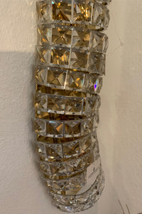 Wandleuchte, Deckenleuchte "Volans" Marchetti mit Kristallen 3-tlg vergoldet