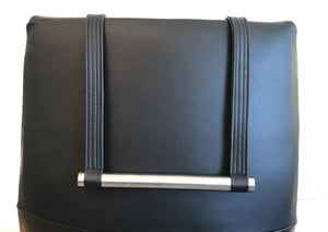 Nackenkissen breit für Jori Relaxsessel ellipsenförmig, schwarz, Gewicht Alu