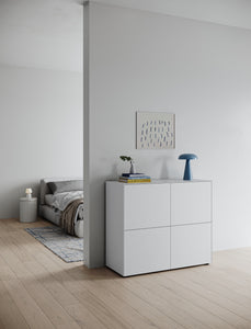 Piure Nex Pur Box 2041200 in Cool Grey – stilvoll platziert im modernen Eingangsbereich