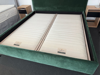 Boxspring-Unterfederung Superba Scala F 100x200 cm – Ausstellungsstück, nicht verstellbar, mit flachem Mini-Taschenfederkern für punktgenaue Körperanpassung