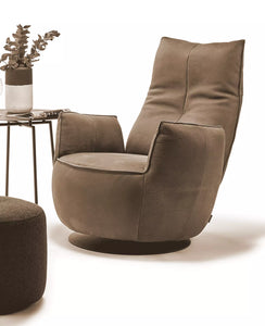Bullfrog Design Blobb Deluxe Sessel – eleganter Relaxsessel mit 360° Drehfunktion und Schaukelfunktion
