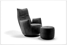 Laden Sie das Bild in den Galerie-Viewer, Bullfrog Design Blobb Deluxe Sessel – eleganter Relaxsessel mit 360° Drehfunktion und Schaukelfunktion
