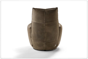 Moderner Schaukelsessel Bullfrog Blobb Deluxe mit kissiger Polsterung und legerem Design, Rückansicht