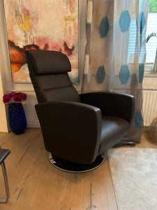 Detailaufnahme Strässle Age, Polsterung mit Schaumkern und Draconlage, hochwertiges Leder