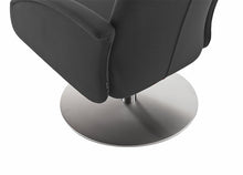 Laden Sie das Bild in den Galerie-Viewer, Relaxsessel Master IP Design Leder schwarz,  Akkumotorisch verstellbar
