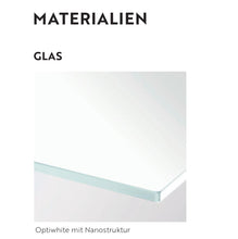 Laden Sie das Bild in den Galerie-Viewer, Ronald Schmitt Design Optiwhteglas mit Nanostruktur 2022 Möbel Zeppenfeld Olpe Designmöbel Sauerland
