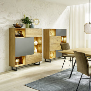 Anrei Highboard Puro Style  Massivholzdesign Designmöbel Sauerland Möbel Zeppenfeld Olpe AERA