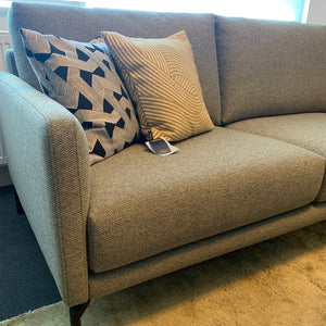 Violetta Sitzkomfort kubisches Sofa Terni, 176 oder 206 cm, Leder oder Stoff