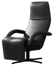 Laden Sie das Bild in den Galerie-Viewer, Ergonomischer Relaxsessel JORI JR-7360 Yoga Monomove Maxi mit verstellbarer Rückenlehne und modernem Design in Leder Celia nero
